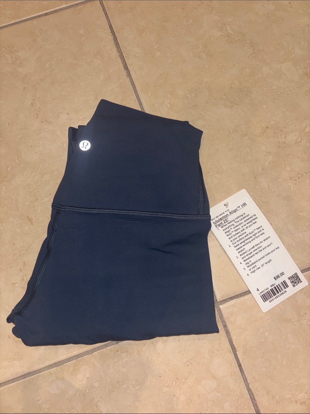 Lululemon align 25 iron blue
